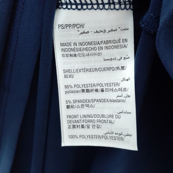 Charter Club Sleeveless Dress PS Belted Blue 529 - Picture 5 of 6